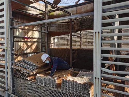 大型圓形冷卻塔如何正確清洗,圓形冷卻塔安裝圖