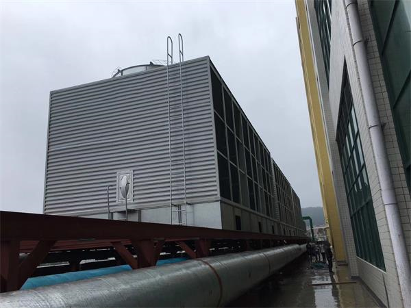 圓形冷卻塔布水裝置的安裝,冷卻塔布水盤